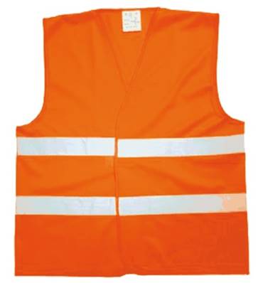 Gilet de sécurité orange réfléchissant G100