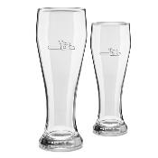 Lot 2 verres à bière STIHL