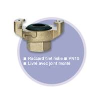 RACCORD FEMELLE D.1 PN10 LAITON