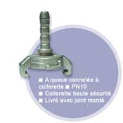 RACCORD CANNELE Ø25 PN10 LAITON